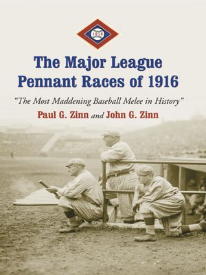 cover image of The Major League Pennant Races of 1916
